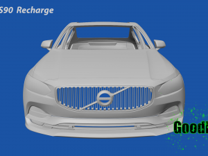 Volvo S90 Recharge 3Dプリントモデル