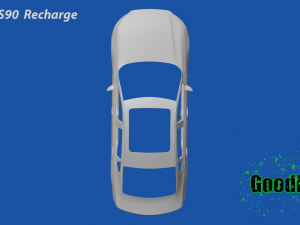 Volvo S90 Recharge 3Dプリントモデル