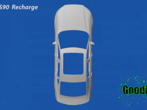 Volvo S90 Recharge 3D Print Model