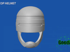 ROBOCOP KASK 3D Baskı Modeli
