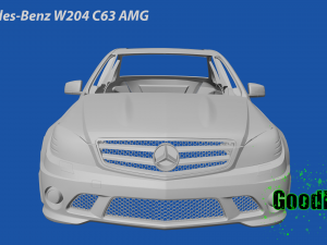 Mercedes-Benz W204 C63 AMG 3D Принт Модель
