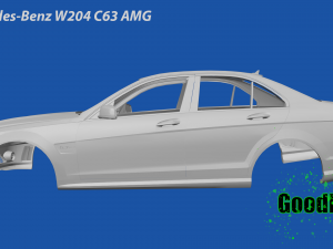 Mercedes-Benz W204 C63 AMG 3D Принт Модель