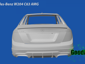 Mercedes-Benz W204 C63 AMG 3D Принт Модель