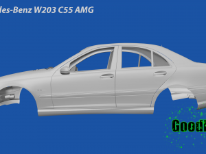 Mercedes-Benz W203 C55 AMG Model do druku 3D