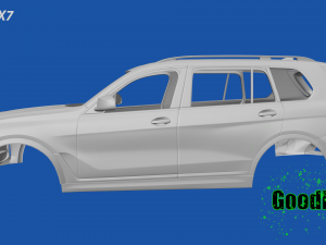 BMW-X7 3D 打印模型