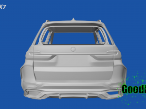 BMW-X7 3D 打印模型