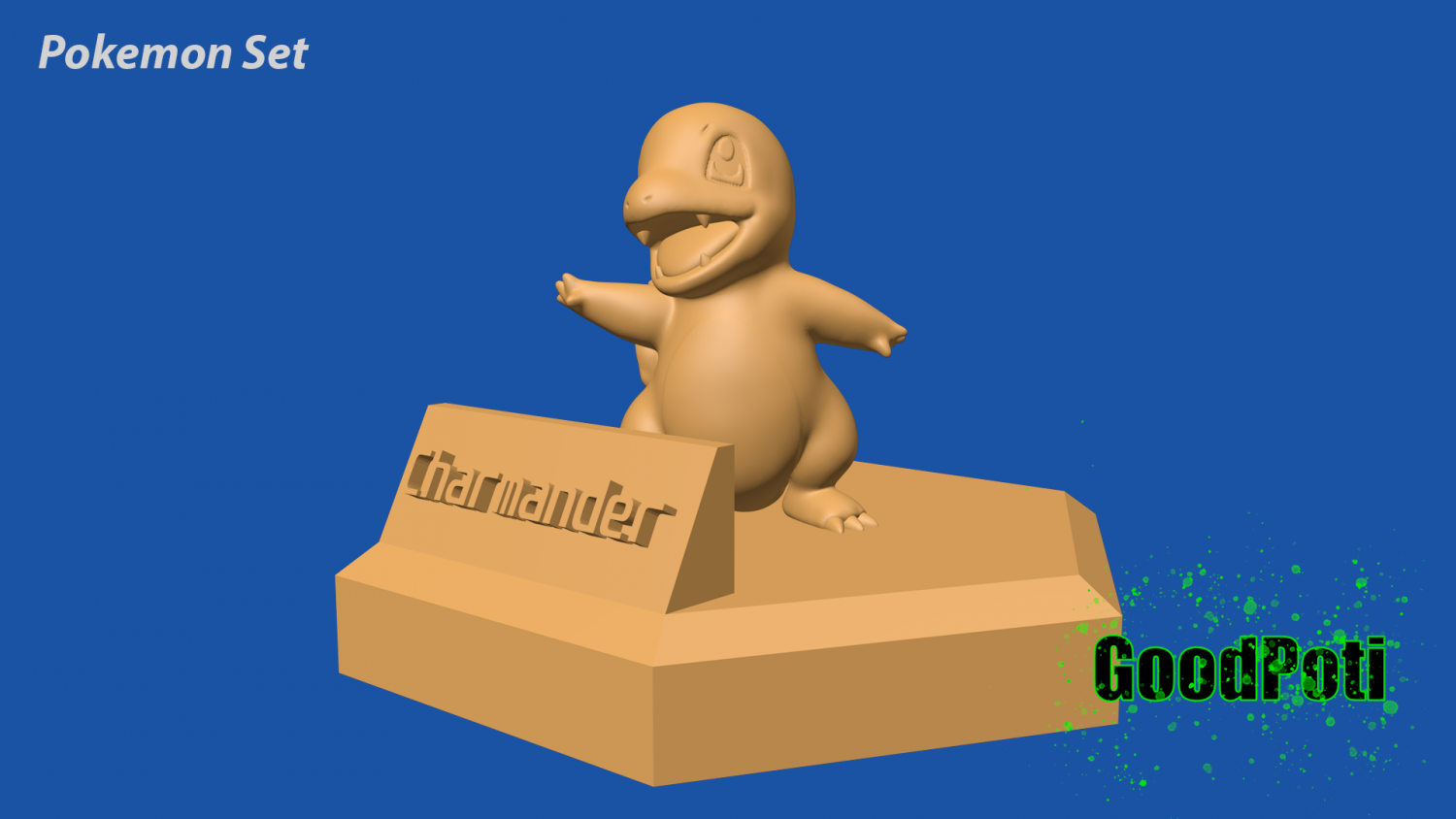 modelli pokemon papercraft charmander