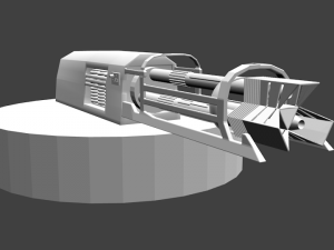 laser minigun Modelo 3D