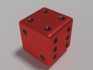 dice Modelo 3D