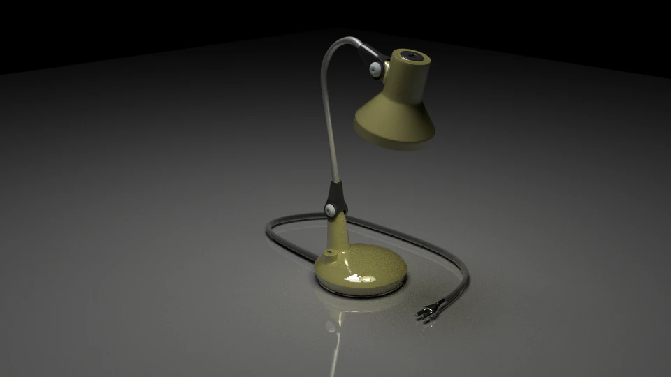 table lamp 3D Model .c4d .max .obj .3ds .fbx .stl .blend 