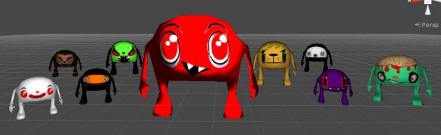 93 monster character new Modèle 3D .c4d .max .obj .3ds .fbx .stl .blend 