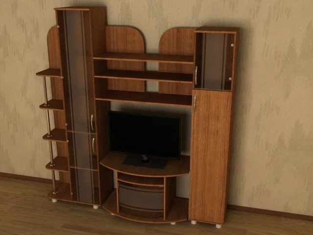 cupboard 3D Model .c4d .max .obj .3ds .fbx .stl .blend 