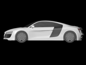 audi r8 3D Модель