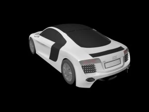 audi r8 3D Model