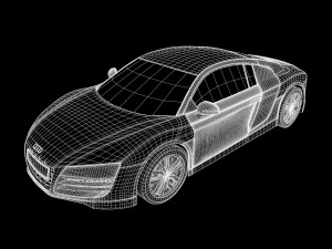 audi r8 3D Модель