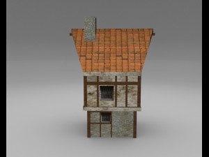 old house for game 3D 모델