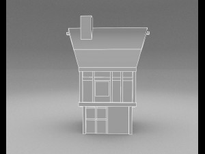 old house for game 3D 모델