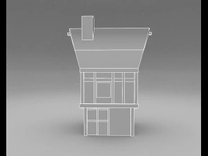 old house for game 3D Model