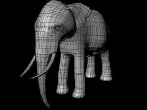 asia elephant 3D 모델