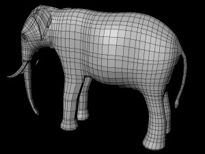 asia elephant 3D 모델
