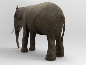 asia elephant 3D 모델