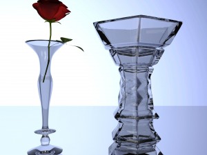 set of modern vases 3D Модель