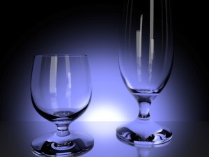 set of modern glasses 3D Модель