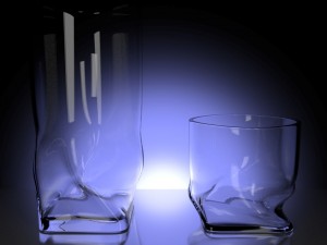 set of modern glasses 3D Модель