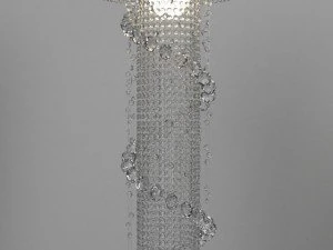set of crystal ceiling lights 3D Model
