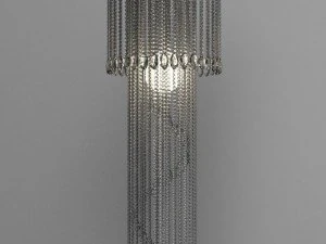 set of crystal ceiling lights 3D Model