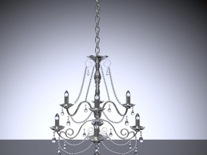 crystal ceilling lights 3D Модель