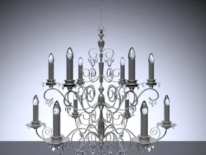 crystal ceilling lights 3D Model