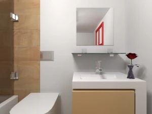 modern bathroom 1 3D Model
