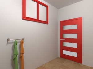 modern bathroom 1 3D मॉडल
