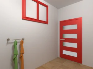 modern bathroom 1 3D Model