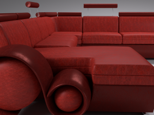 sofa 1 Modelo 3D