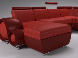 sofa 1 Modelo 3D