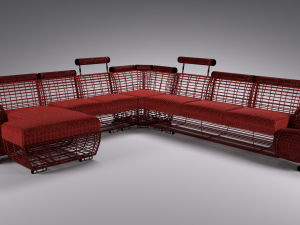 sofa 1 Modelo 3D