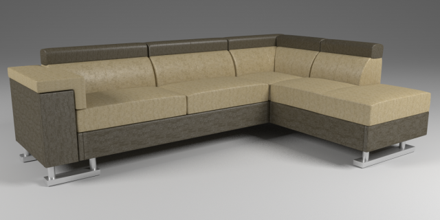 sofa 2 Model 3D .c4d .max .obj .3ds .fbx .stl .blend 