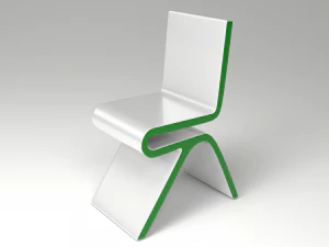 set of chairs 1 3D Model