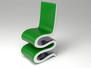 set of chairs 1 3D Model