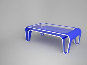 table in hi-tech 3D Model