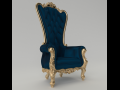 King chair 3D Model