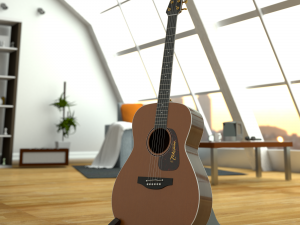 takamine acoustic guitar 3D 모델
