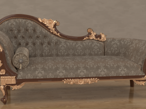 baroque sofa 3D Model