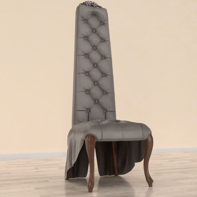 old chair 3D Model .c4d .max .obj .3ds .fbx .stl .blend 