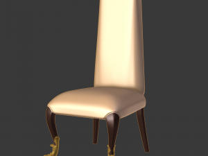 simple old chair Modèle 3D