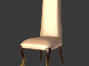 simple old chair 3D Model
