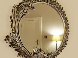 baroque mirror pack 3D Модель