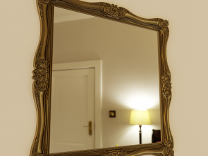 baroque mirror pack 3D Модель